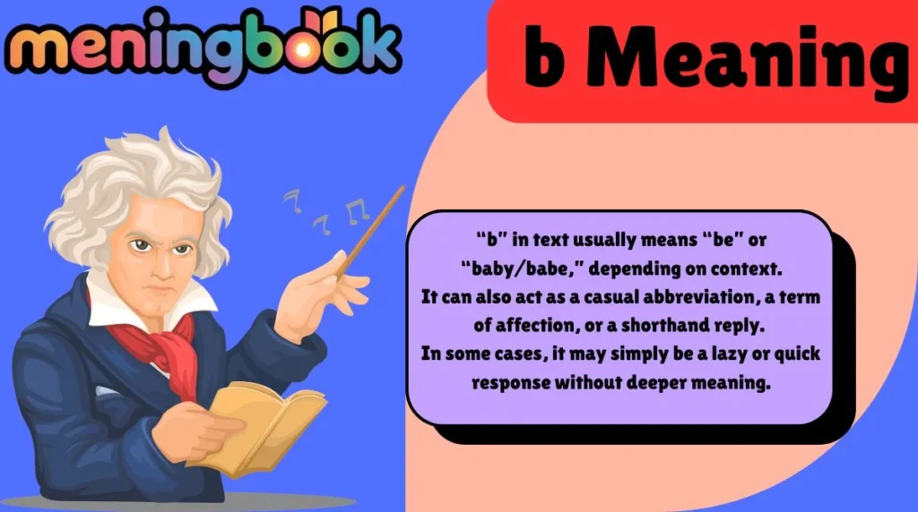 b Meaning