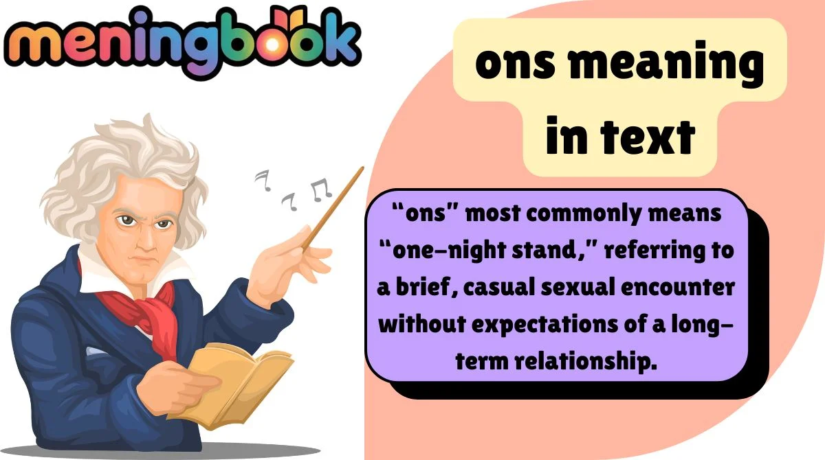 ons meaning in text