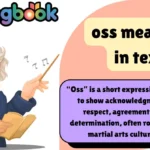 oss meaning in text